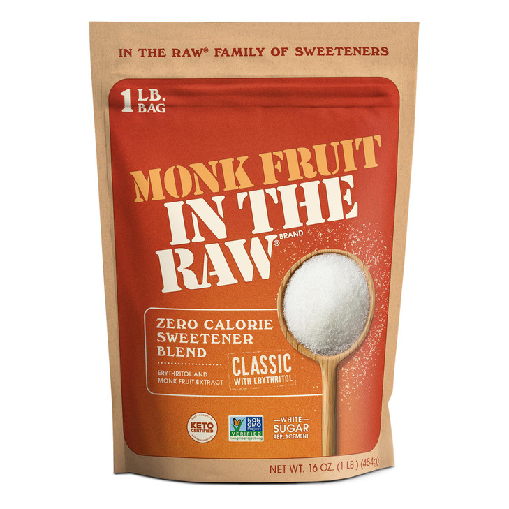 Monk Fruit In The Raw Sweetener Bag 1 Lb