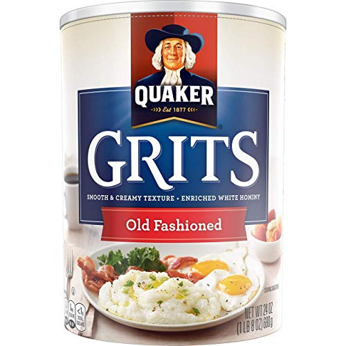 Quaker Old Fashioned Smooth And Creamy Grits 24 Oz Pack Of 4