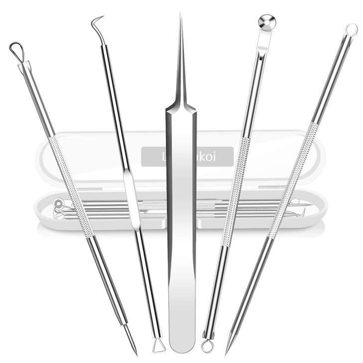 Best Blackhead Remover Blackheads Blemish Removing Acne Whitehead Removal Kit Pimple Comedone Extractor Tool Popper Pimples Treatment With