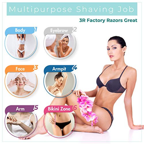 Facial Hair Removal For Women 3R Factory Ladies Face Razor For Peach Fuzz Lady Shavers For Womens Eyebrow Facial And Neck.