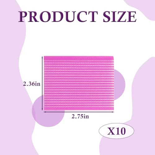 10 Pcs Hair Volume Hair Pad Bangs Patch Hair Styling Clips For Sectioning And Lifting Reusable Hair Accessories For Women And Men Black Pink