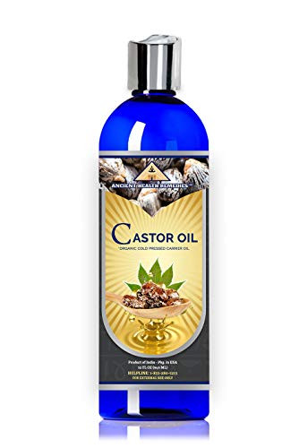 Ancient Health Remedies Organic Unrefined Cold Pressed Pure Castor Carrier Oil Bulk Wholesale Beauty Hair Growth Moisturizing Diy Oil For