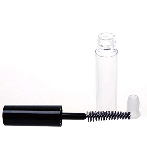 5 Pcs Reusable Empty Bottle Tube Container For Eyelash Growth Oil Mascara With Brush For Home And Travel