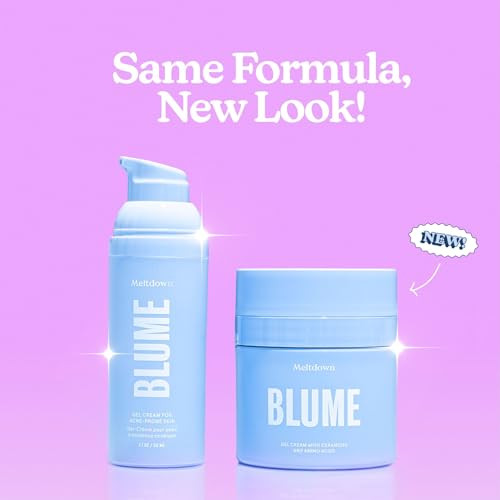 Blume Meltdown Gel Face Moisturizer For Acne Prone Skin Oil Free Facial Moisturizer With Niacinamide And Centella To Even Skin Tone 72 Hour