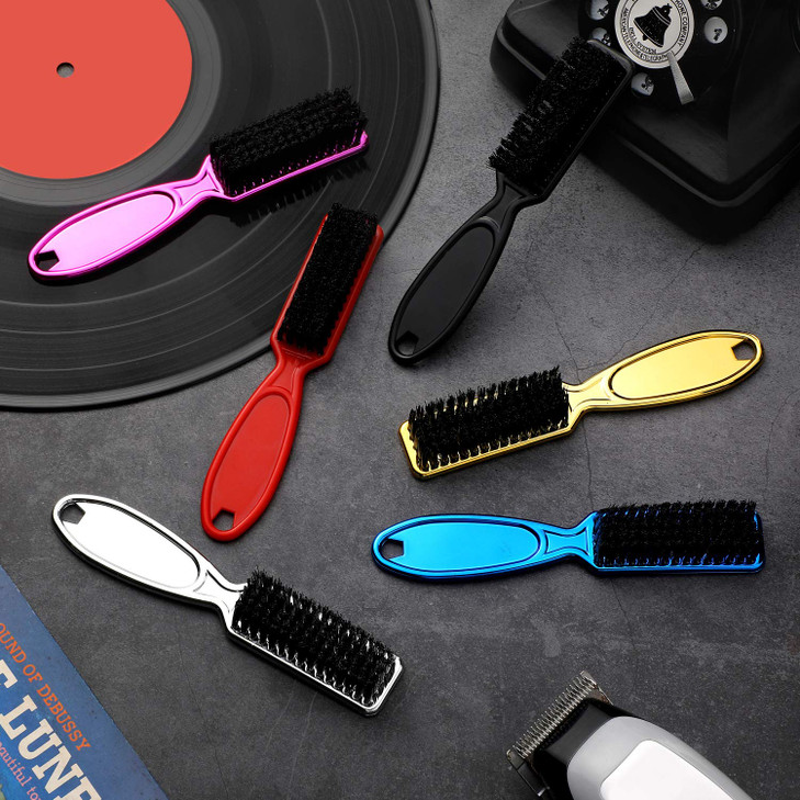 Patelai 6 Pcs Barber Clipper Cleaning Brush Vibrant Color Set