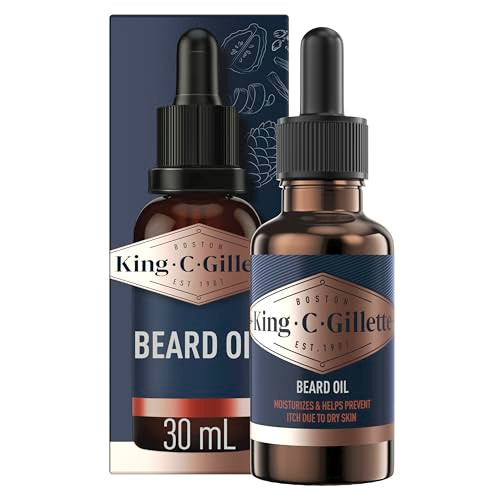 King C. Gillette Beard Oil For Men Argan Jojoba Avocado Macadamia Seed And Almond Oils Moisturize And Soften Beard