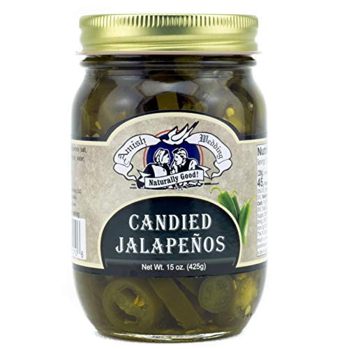 Amish Wedding Candied Jalapenos 15 Ounces Pack Of 2