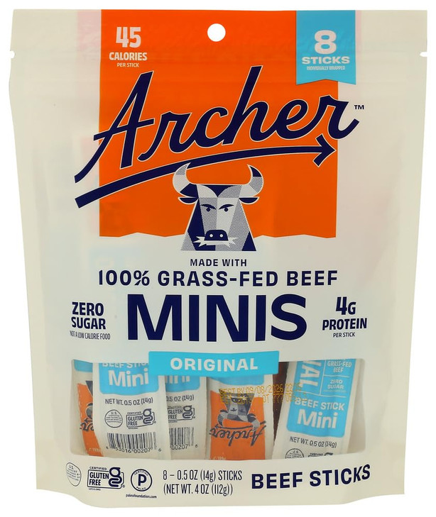 Archer Original Mini Beef Sticks 4 Oz