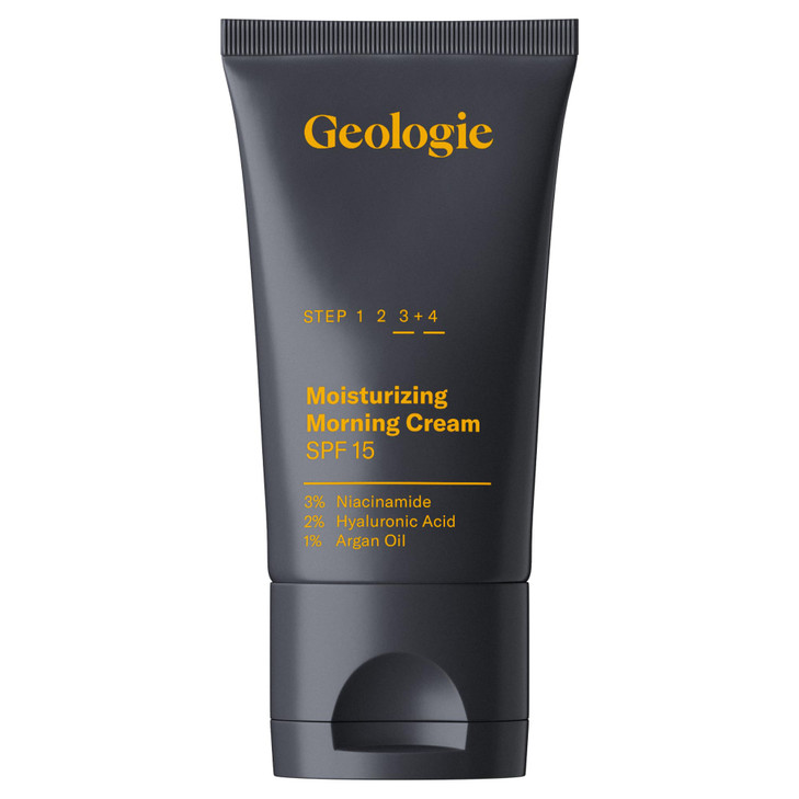 Geologie Moisturizing Face Cream With Spf 15 Daily Hydrating Cream With Hyaluronic Acid And Niacinamide Lightweight For Men And Women
