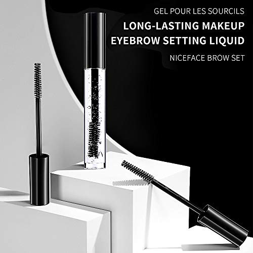 Dageda 2Pcs Clear Eyebrow Setting Gel Waterproof Brow Fix Gel Non Sticky