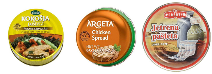 Podravka Chicken Pate Spresd And Liver Pate Mix 3 Different Tastes