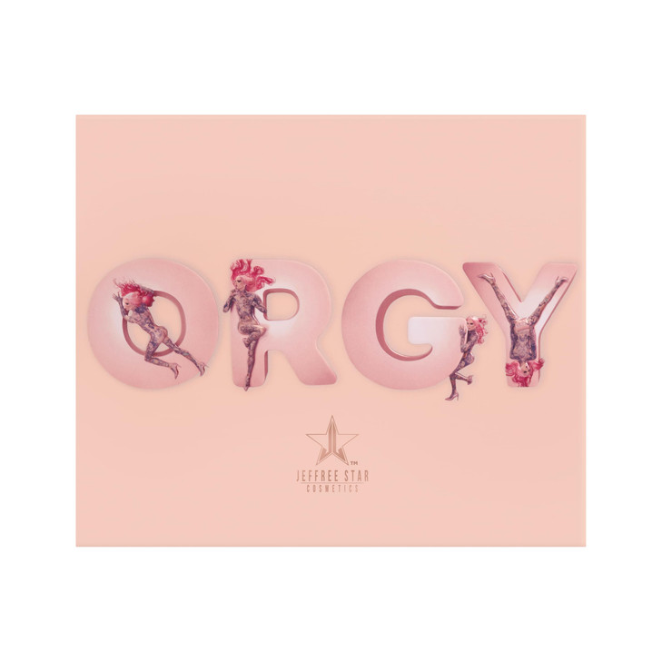 Jeffree Star Cosmetics Orgy Artistry Palette 30 Highly Pigmented Matte Nude Eyeshadows Creamy Blendable Formula Universal Skin Tones