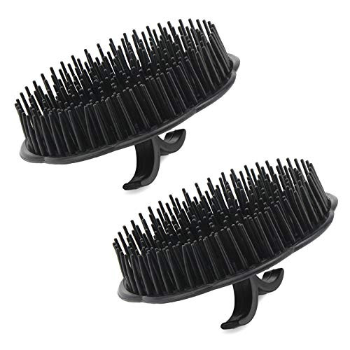 Segbeauty 2Pcs Scalp Massage Shampoo Brush Massage Hair Brush Floriated Shower Comb For Deep Cleaning Hair Men S Hand Brush Growth Beard