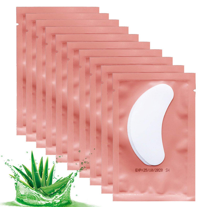 Inkel 50 Pairs Under Eye Pads For Lash Extensions Lint Free Eye Patches