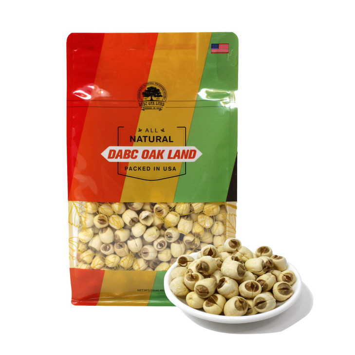 Dol Natural Dried Lotus Seeds Packed In Usa 16 Ounce 100 Percent Natural Dried White Lotus Seeds Lian Zi Rich In Methionine For Health For
