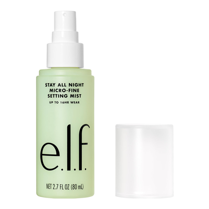 E.L.F. Stay All Night Micro Fine Setting Mist Hydrating And Refreshing Makeup Setting Spray For 16Hr Wear Time Vegan And Cruelty Free 2.7 Fl