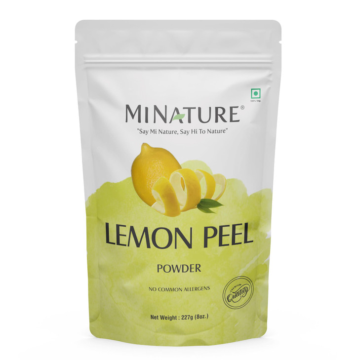 Lemon Peel Citrus Limon Powder By Mi Nature 100 Percent Pure And Natural 227G 8Oz 1 Per 2 Lb Vegan Non Gmo For Skin Care Used For Soap