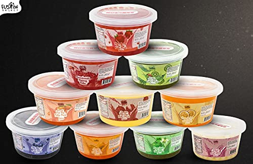 Fusion Select Popping Boba Pearls Strawberry Mango And Passion Fruit