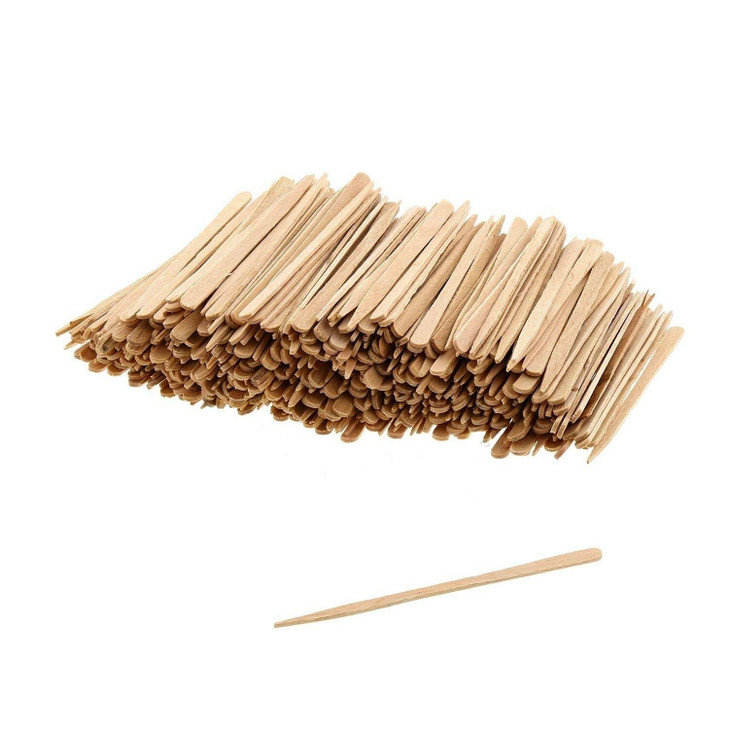 Spa Stix 400 Count Small Wax Wooden Spatulas Applicator Sticks For Hair Eyebrow Removal