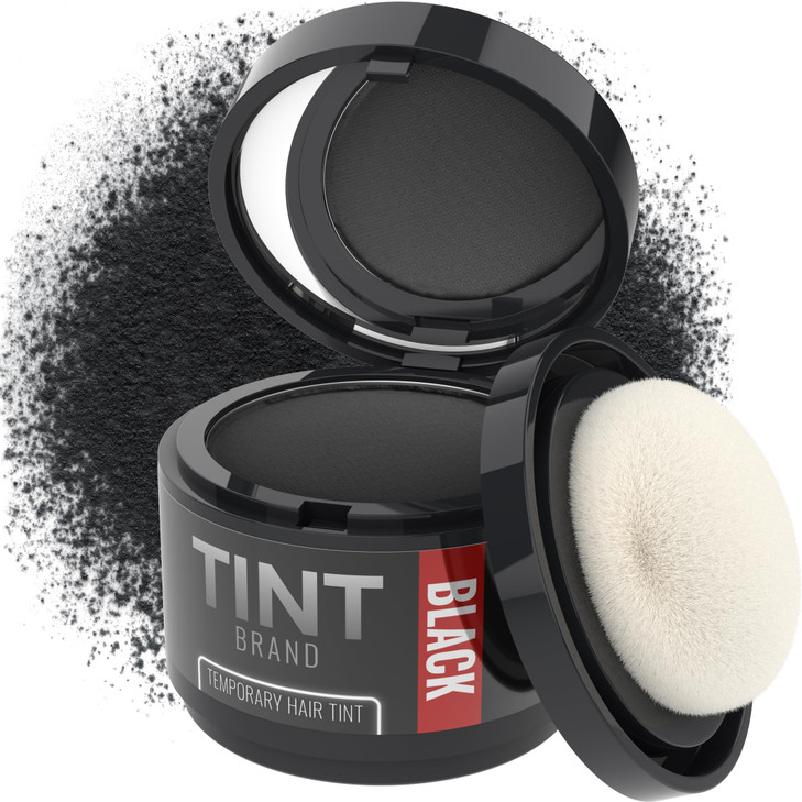 Tint Black Hair Powder Root Touch Up And Gray Hair Cover Up For Women And Men