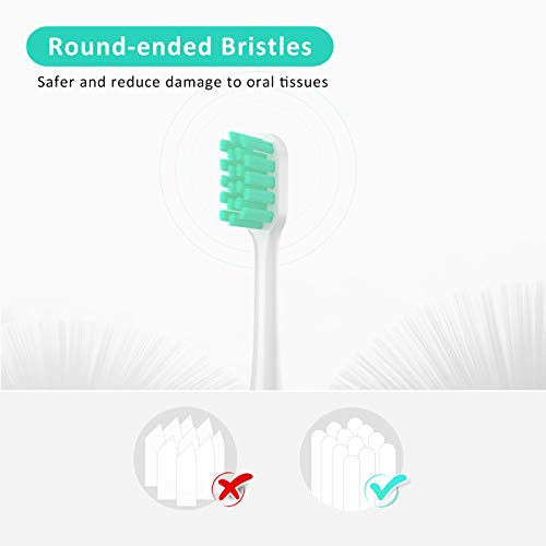Replacement Toothbrush Heads Compatible With Xiaomi Mijia Mi Home T300 T500 T700 Series Sonic Electric Brush Handles 6 Pack