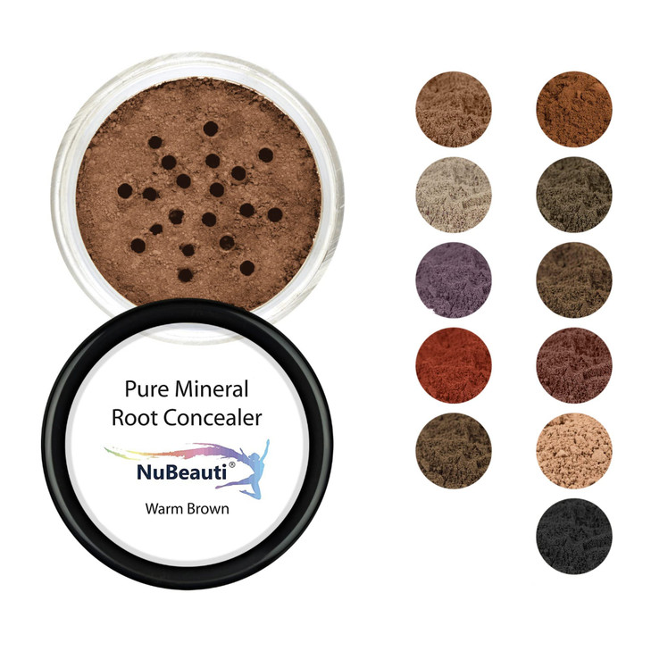 Root Touch Up Powder 11 True To Nature Shades Zero Fragrance Talc Or Parabens Hairline Concealer By Nubeauti Without Brush Warm Brown
