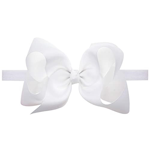 Zoonai 2Pcs Baby Girl Infant Large Hair Bow Headband Toddler Hair Band Accessories