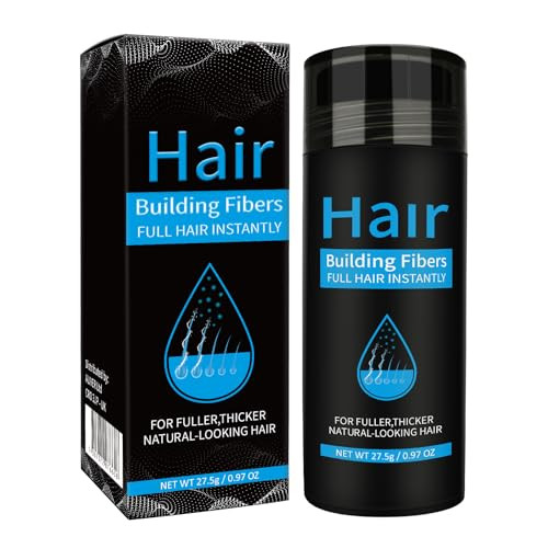 Hair Building Fibers Dark Brown Hair Thickening Fibers For Thinning Hair And Bald Spots Thicker Fuller Hair In 15 Seconds Suitbable For Man