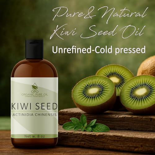 Kiwi Seed Oil 8 Oz Pure All Natural Cold Pressed Unrefined Carrier Oil Perfect For Hair Skin Scalp Body Care Vegan Moisturizer Diy Cosmetics