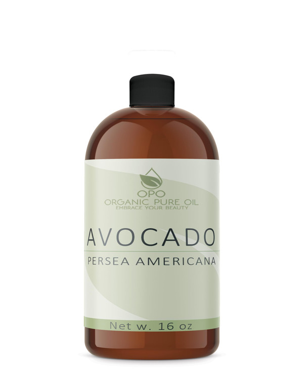 Avocado Oil Pure Unrefined Partially Filtered Non Gmo Vegan Bulk Carrier 16 Oz For Skin Hair Nails Body Face Diy Deep Hydration Nourishing