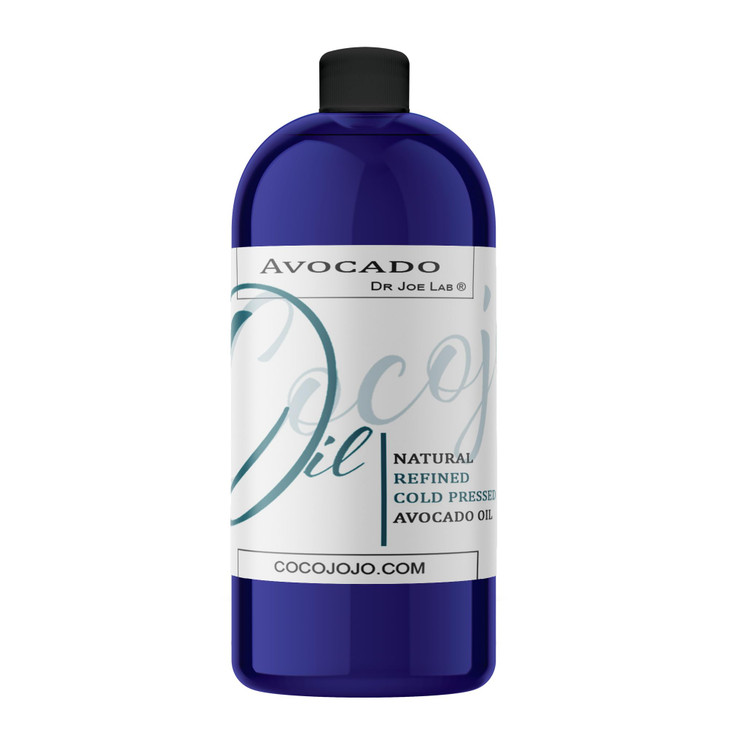 Dr Joe Lab Avocado Oil Pure Refined Cold Pressed Unscented Non Gmo Filtered Carrier Oil 32 Oz For Skin Hair Nails Body Face Beard Brow Diy