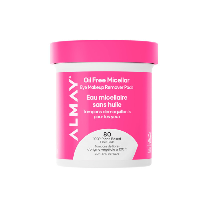 Almay Oil Free Micellar Eye Makeup Remover Pads 80 Count
