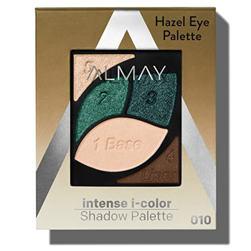 Almay Eyeshadow Palette Longlasting Eye Makeup Primer Enriched With Antioxidant Vitamin E Hypoallergenic 030 Hazel Eyes 0.1 Oz