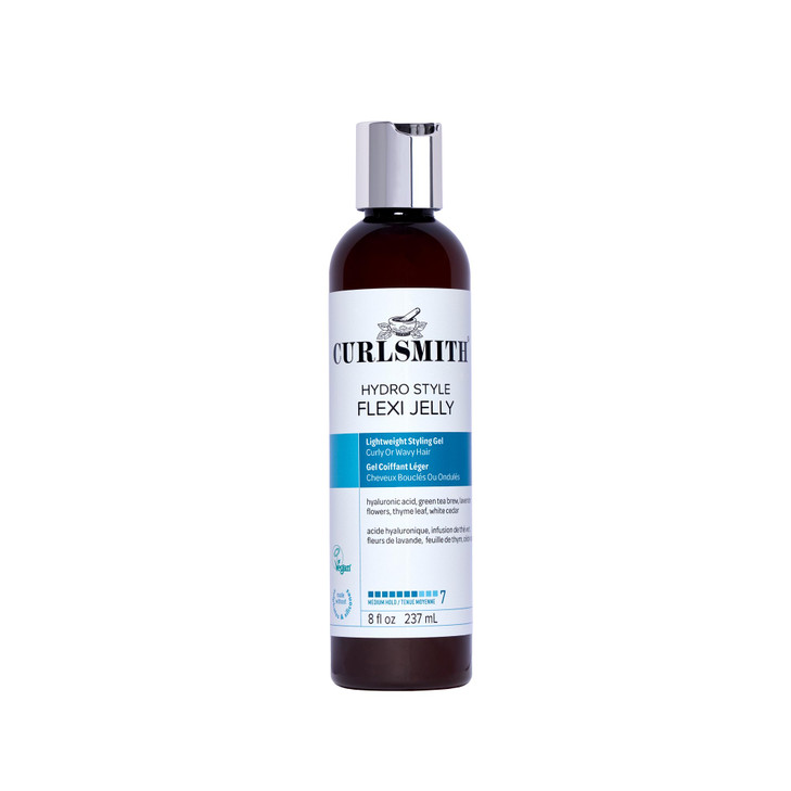 Curlsmith Hydro Style Flexi Jelly Vegan Defining Gel For Wavy Curly Or Coily Hair 8Fl.Oz