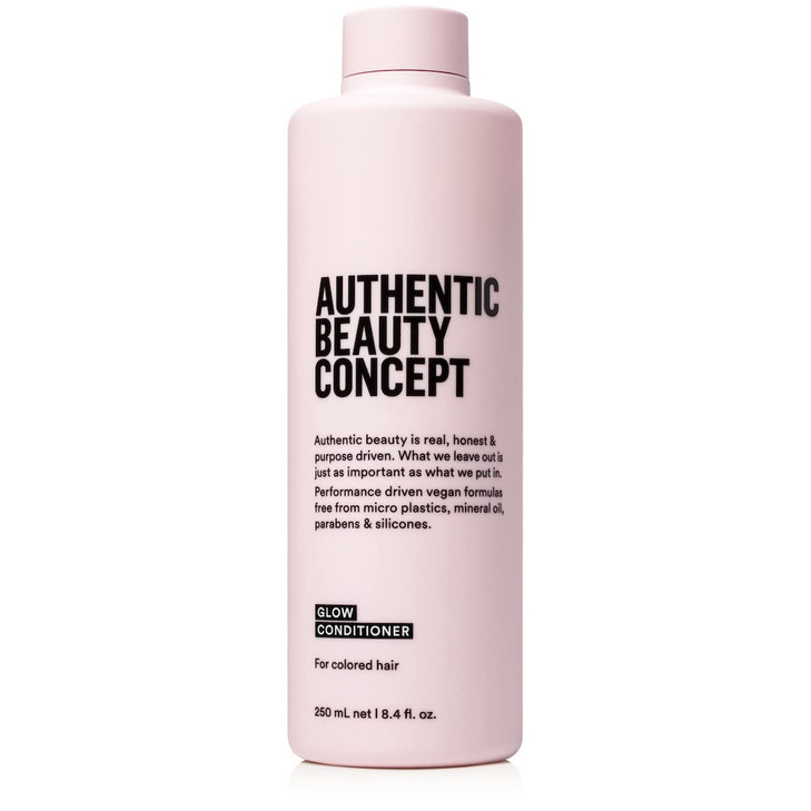 Authentic Beauty Concept Glow Conditioner Hydrating Conditioner For Color Treated Hair Color Preserving Moisturizes Colored Hair Vegan And
