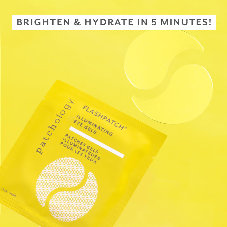 PATCHOLOGY Eye Mask, Brightening Under Eye Patches for Puffy Eyes and Dark Circles, Vitamin C Serum, Dark Circles Under Eye Treatment, Hydrating Eye