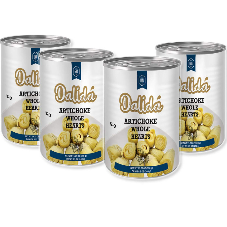 Dalida Whole Artichoke Hearts In Water 14 Oz Pack Of 4