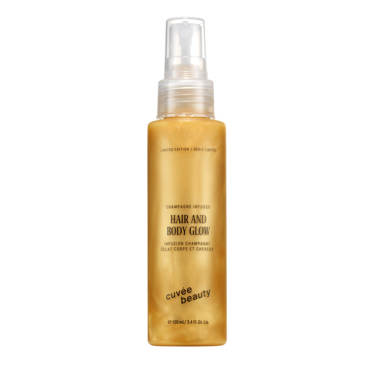 Cuvée Beauty Cuvee Hair And Body Glow 3 Fl Oz Hydrates Hair And Skin With Light Shimmer Tames Frizz Plus Adds Shine Champagne Infused