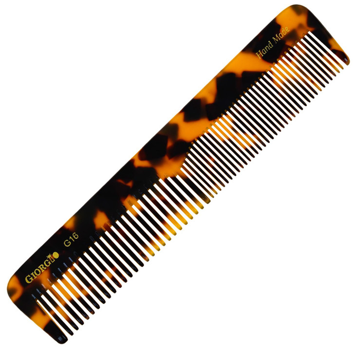 Giorgio G16 Fine Tooth And Wide Tooth Detangler Comb Hair Comb For Men And For Women Ideal As A Hair Styling Barber Comb And Detangler Saw