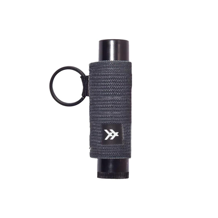 Thread Wallets Elastic Chapstick And Lip Gloss Holder Keychain Black