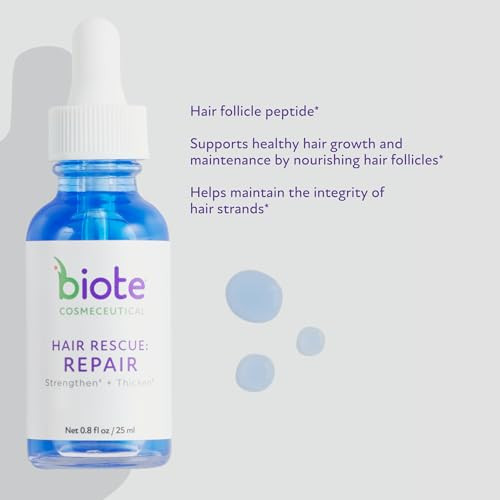 Biote Cosmeceuticals Hair Rescue Repair Strengthen Plus Thicken Hair 25 Ml