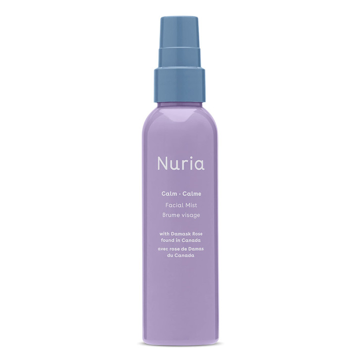 Nuria Calm Facial Mist Fragrance Free Damask Rose Water Spray For Face Face Mist Spray With Marigold Extract Oat And Glycerin 120Ml 4.1 Fl