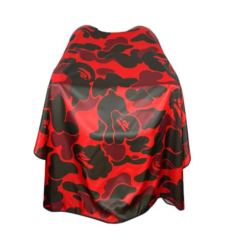 Xianjing Adult Barber Cape Camo Camouflage Professional Salon Haircut Capes Haircut Kit Hairdressing Apron For Home Salon And Barbershop