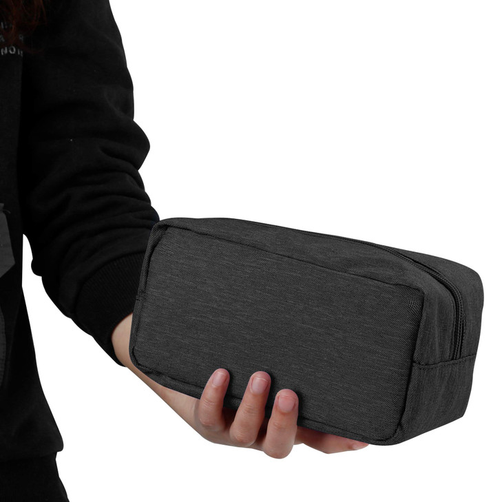 E Tree Makeup Bag Medium Travel Make Up Pouch For Purse Zipper Cosmetic Brush Skin Care Case For Women Man Toiletry Bags Tech Electronic