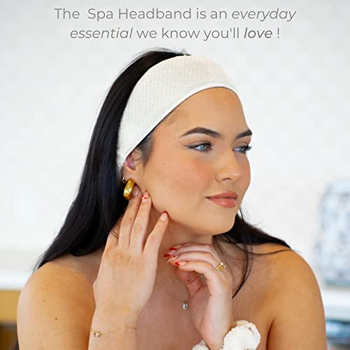 Volo Spa Headband For Women Hair Band For Makeup Washing Face Skincare Facial Shower And More Ultra Soft Absorbent Stretchy Non Slip Fits