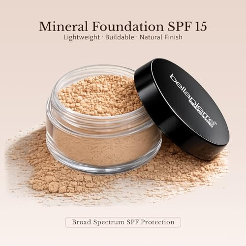 Bellapierre Mineral Foundation Spf 15 Loose Powder Foundation Full Coverage Mineral Makeup With Matte Finish Vegan Cruelty Free