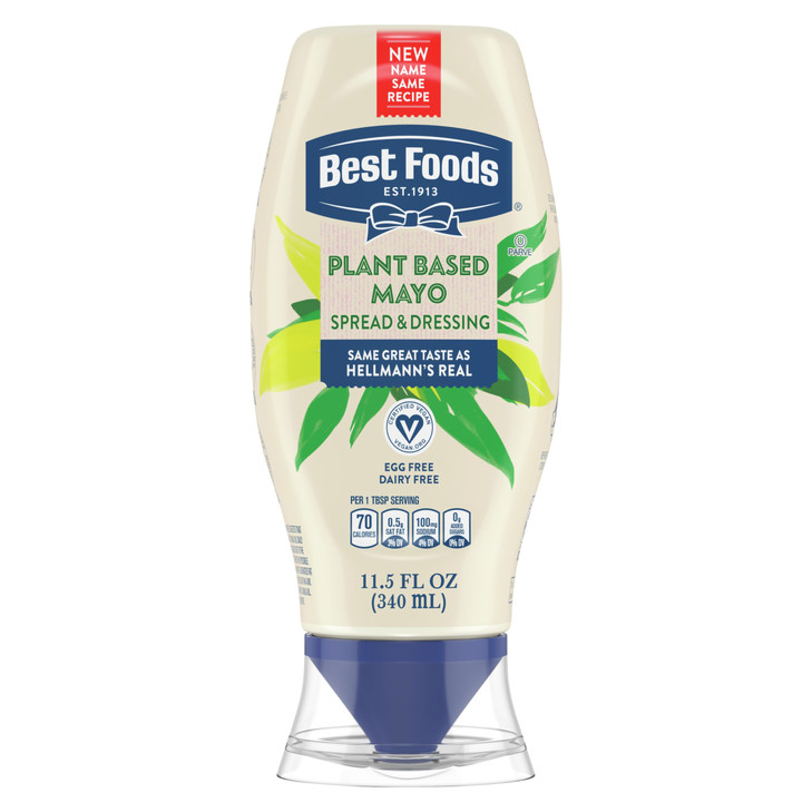 Best Foods Plant Based Dressing And Spread Vegan 1 Ct For A Rich Creamy Plant Based Alternative To Mayo Same Great Taste Plant Based Free