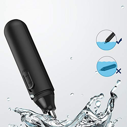 Dr.Pedi Nose Hair Trimmer For Men And Women Clipper And Ear Hair Trimmer With Water Resistant Nose Trimmer For Mens Nose Hair Trimmer Black