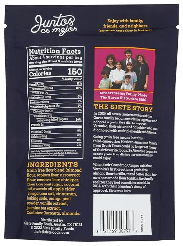 Siete Grain Free Mexican Shortbread Cookies