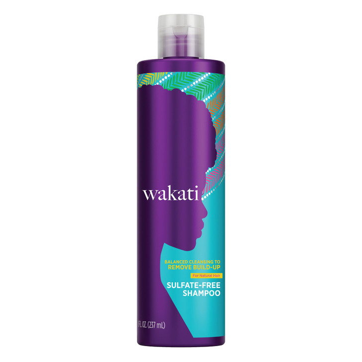 Wakati Sulfate Free Shampoo, Removes Build Up, Cleans Without Drying, Hair Detangler Clarifying Shampoo, Paraben Free, 8 Oz